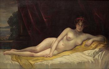 HENRI LINGUET, attributed to, oil on canvas.