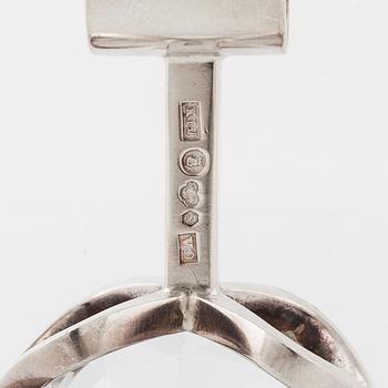 KARL-INGEMAR JOHANSSON, Göteborg, 1971, a faceted rock crystal pendant.