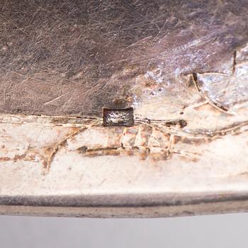 SKED, silver, oidentifierad silversmed, 1600-tal.