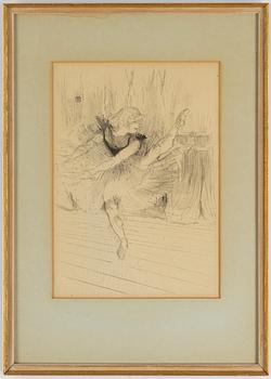 HENRI DE TOULOUSE-LAUTREC, after, lithograph, published by Librairie Grund, 1948-1950.