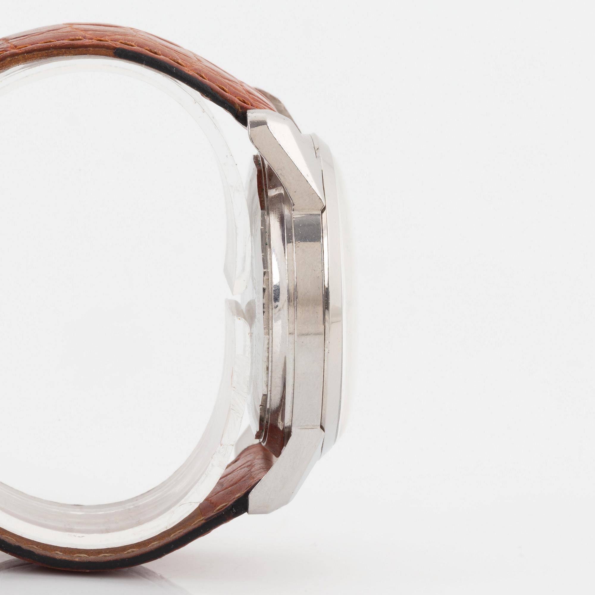 Enicar, Sherpa Graph, chronograph, "Mark 1a", “Gladius hands”, “Tachymetre Base 1000”, "Bengt Ohrelius".