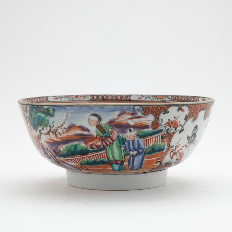 SKÅL, kompaniporslin, Qingdynastin, Qianlong (1736-95).