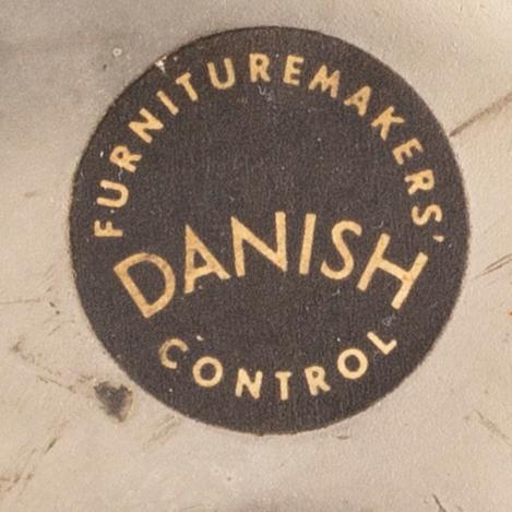 ARNE JACOBSEN, "Sjuan", kontorsstol, Fritz Hansen, Danmark, 1900-talets mitt.