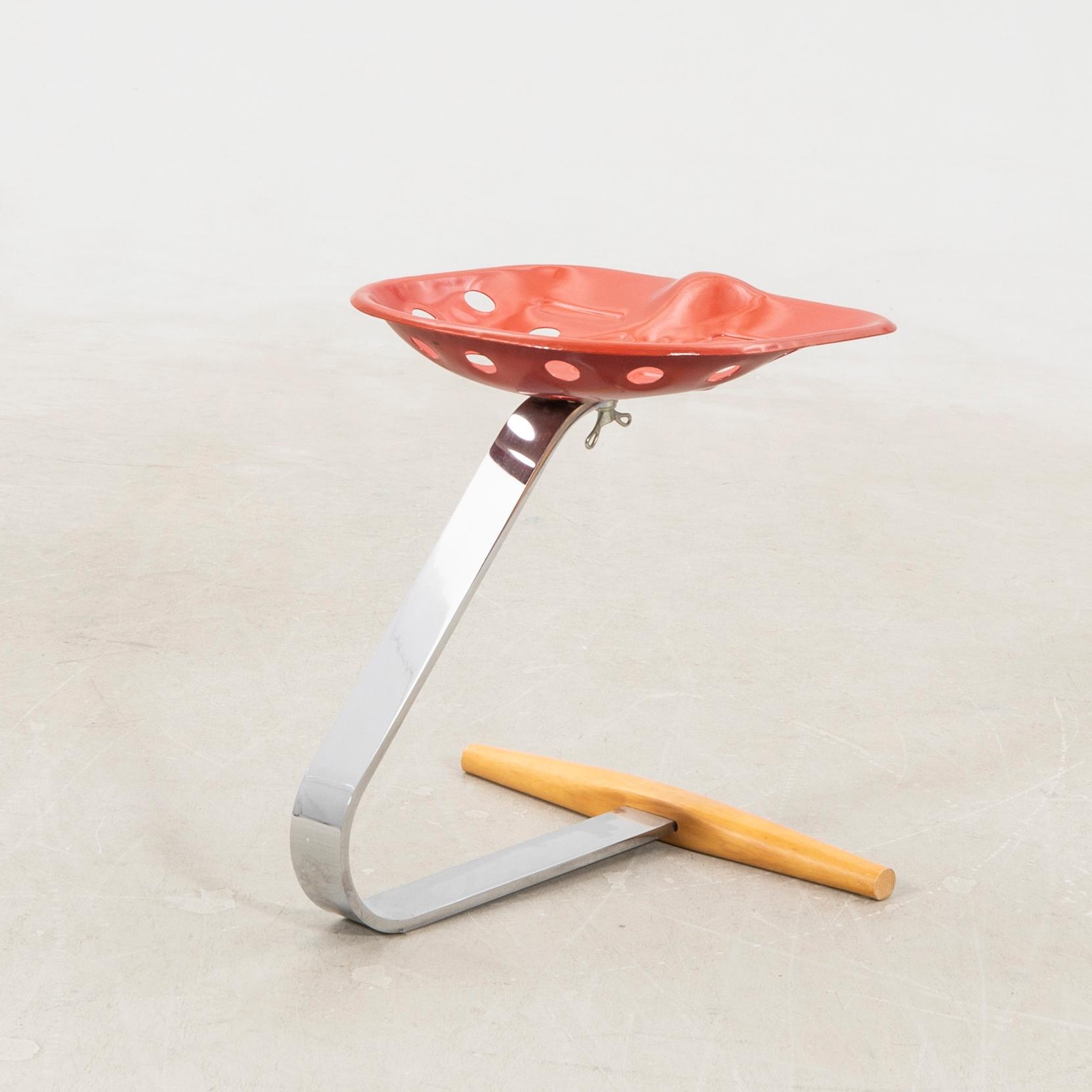 Achille Castiglione, tractor stool, "Mezzadro" for Zanotta, Italy.