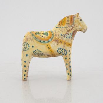 A Dalecarlian wooden horse, Sweden, first half of the 20th century.