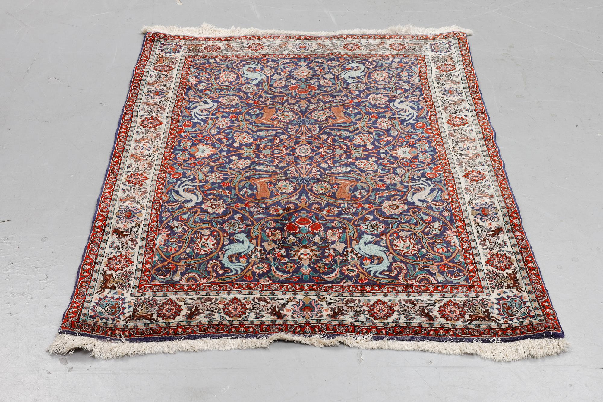 Matta, Old Bidjar, figural, ca 168 x 117 cm.