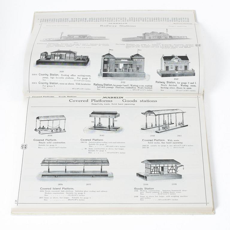 Märklin, Böcker och kataloger, 26 volymer.