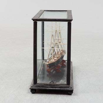A 20th century model ship.