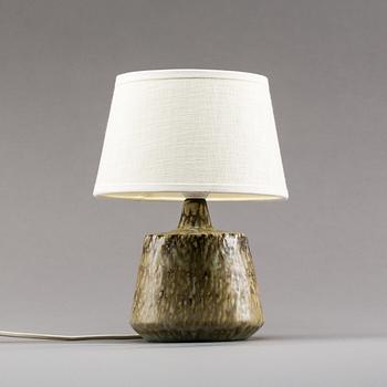 A mid 20th century Gunnar Nylund stoneware table lamp.