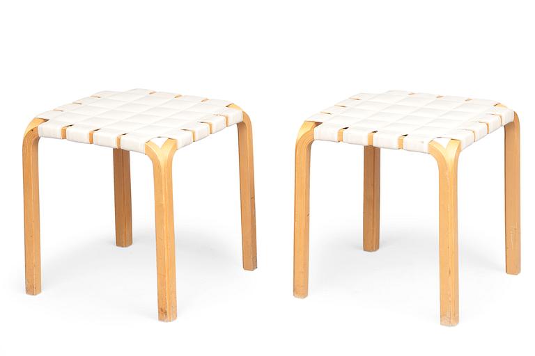 Alvar Aalto, A PAIR OF STOOLS, Y61.