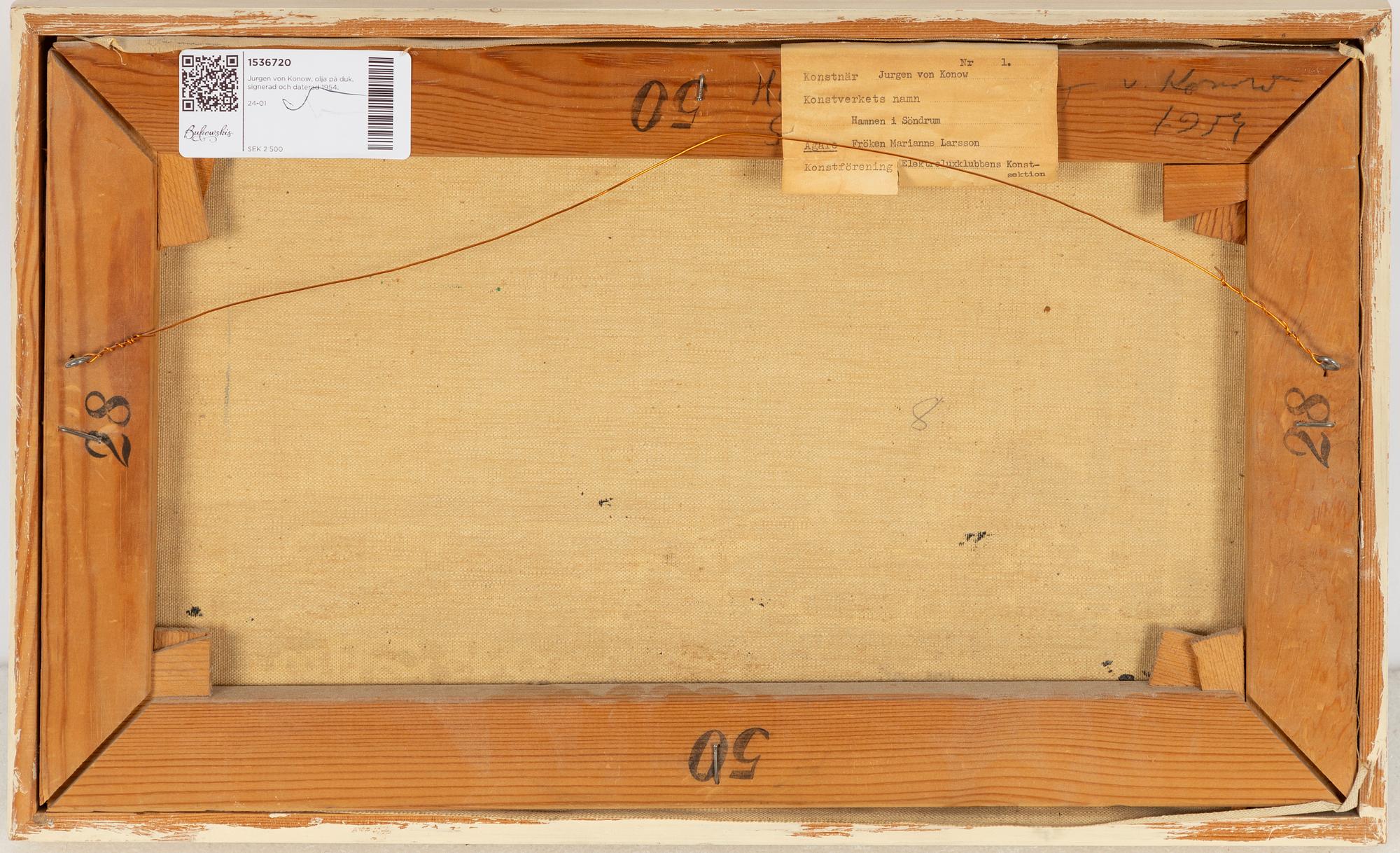 Jurgen von Konow, "Hamnen i Söndrum".