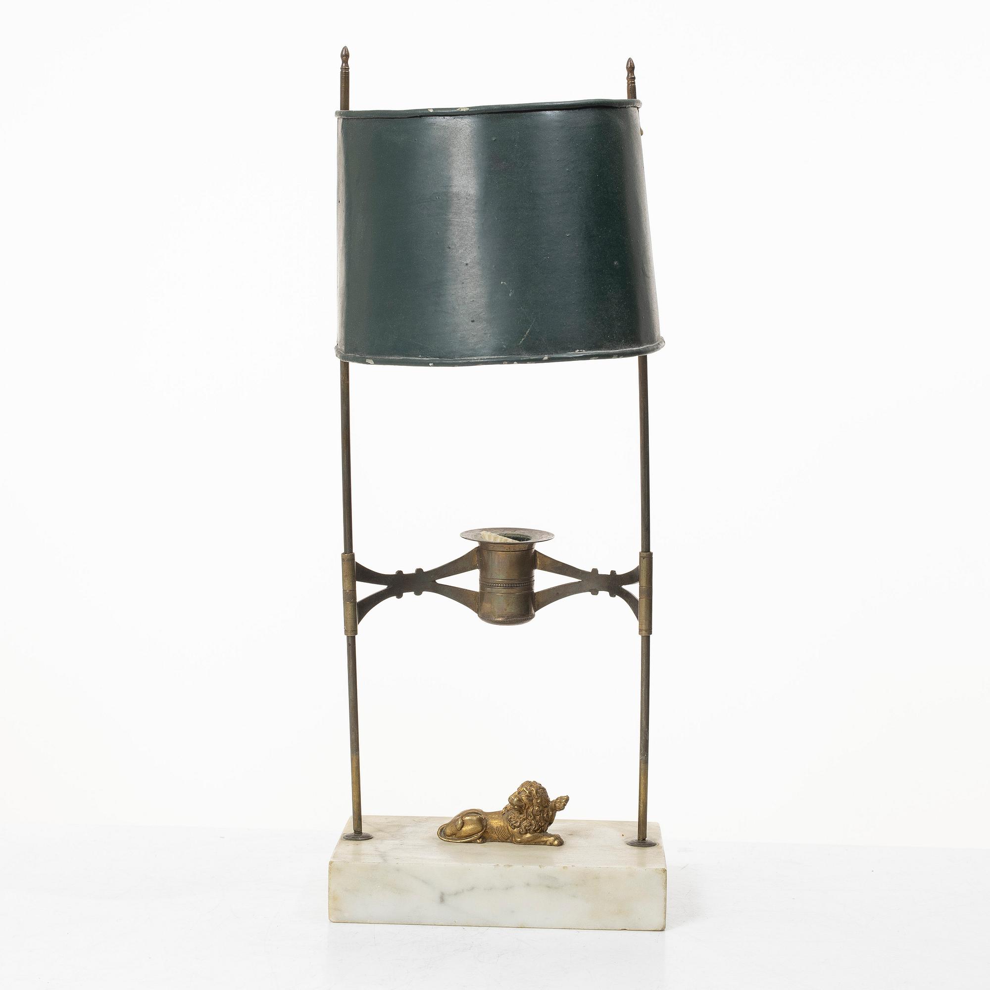 Läsljusstake, Sengustaviansk, omkring 1800.
