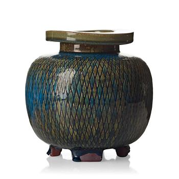 45. Wilhelm Kåge, a 'Farsta' stoneware jar, Gustavsberg studio 1957.