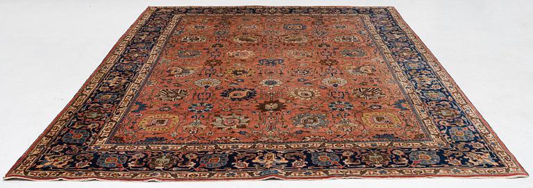 Semi-antique Tabriz rug, approx. 365 x 275 cm.