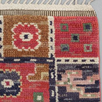 Märta Måås-Fjetterström, a carpet, "Tornet", knotted pile, ca 244,5-246,5 x 155-159,5 cm, signed AB MMF.