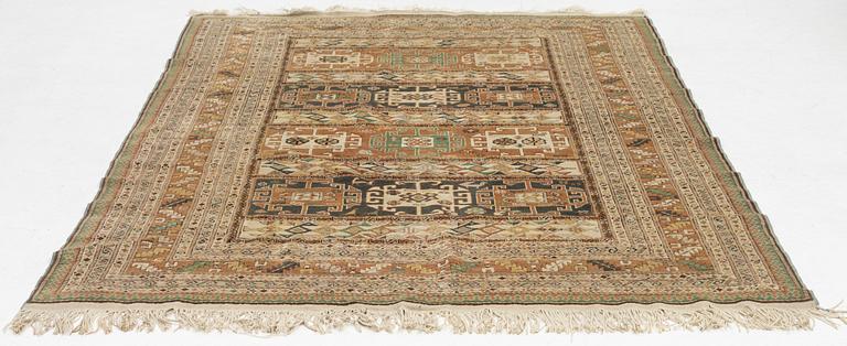 An Indian carpet, c.261 x 180 cm.