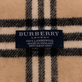 A Burberry lambswool scarf.