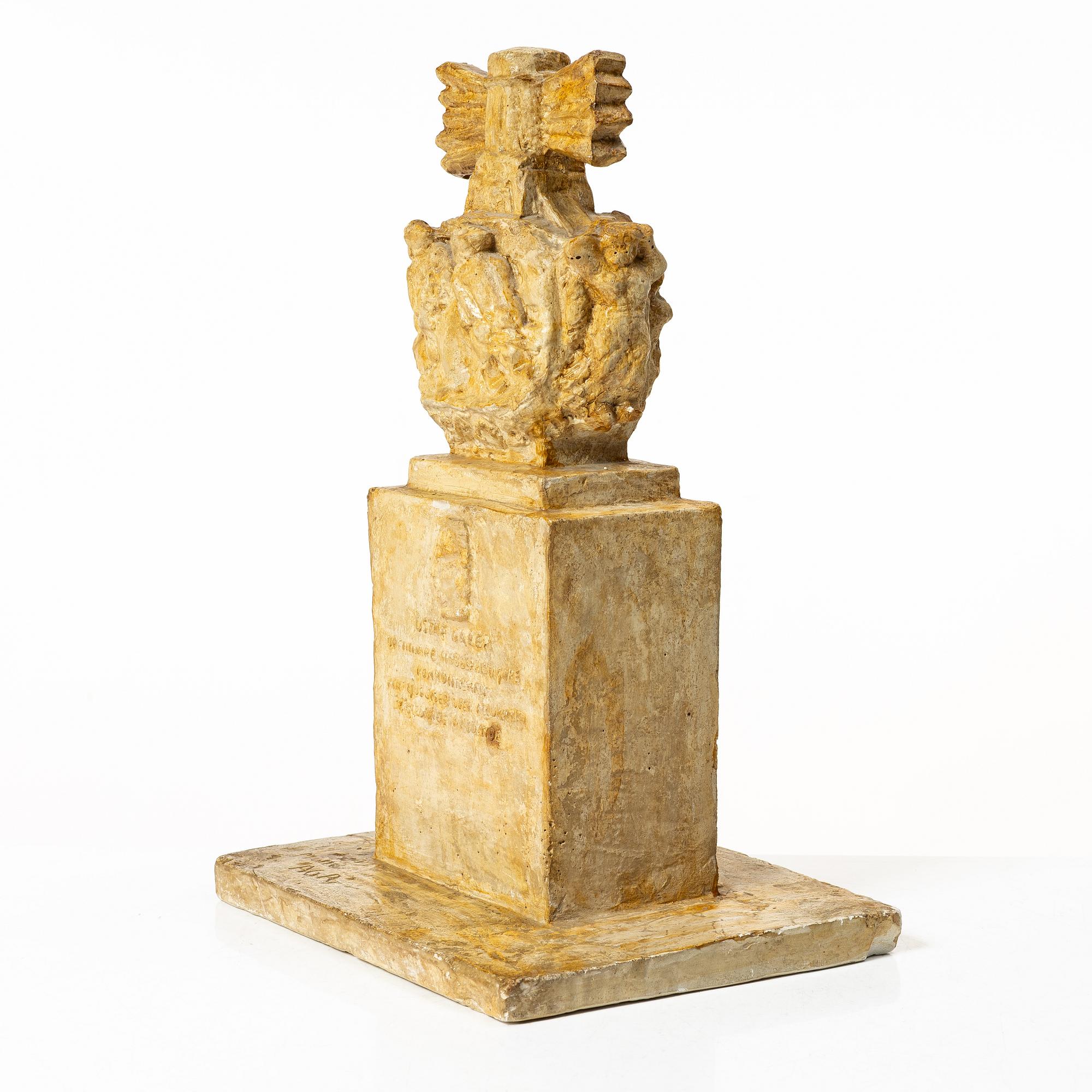 Bror Marklund, 'AGA' (sketch for 'Memorial to Gustaf Dalén').