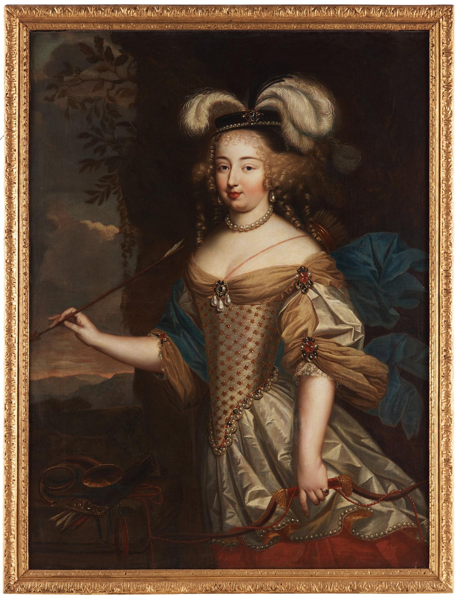 Pierre Mignard, Porträtt föreställande Madame de Montespan klädd som jaktgudinnan Diana.