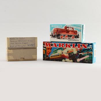MODELLTÅGSLOK, 4 st, Märklin, Tyskland.
