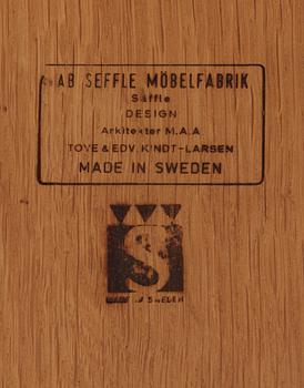 SOFFBORD, Edvard och Tove Kindt-Larsen, Säffle möbelfabrik, 1900-talets andra hälft.