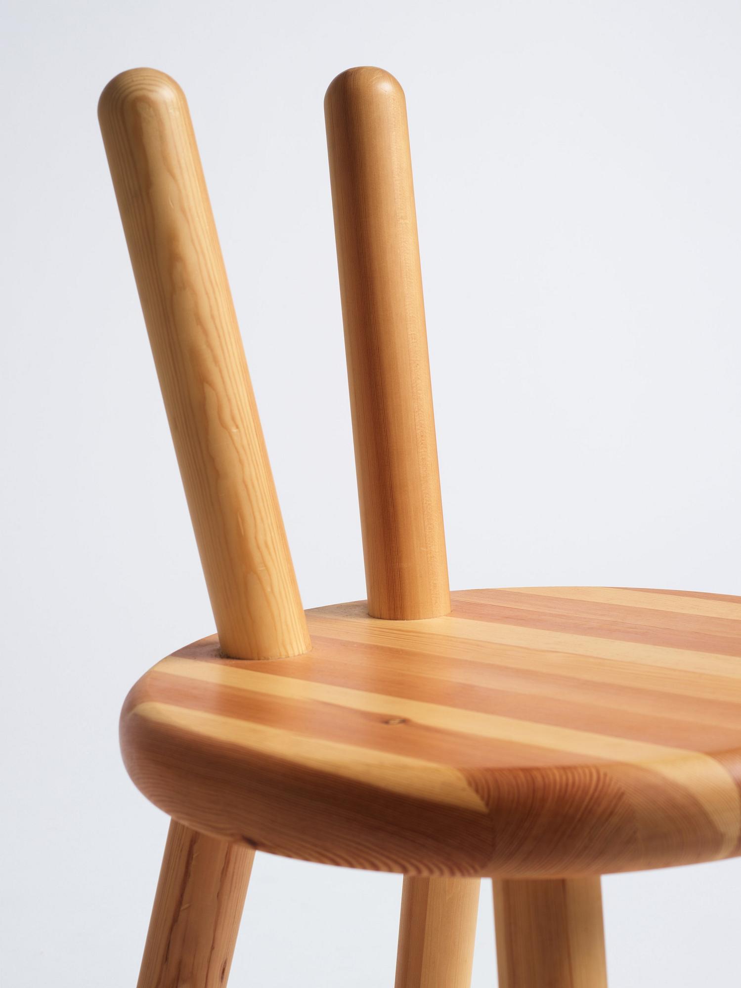 Fredrik Paulsen, a unique "Bamba" chair, prototype, 2014.