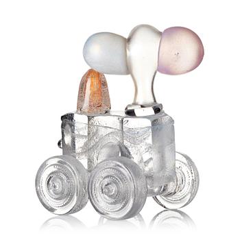 Bertil Vallien, a unique sand cast glass sculpture, "Princess Toy", Åfors, Sweden 1967, no 2363.