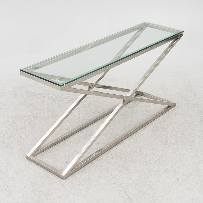 Eichholtz, side table, "Criss Cross", Netherlands, contemporary.