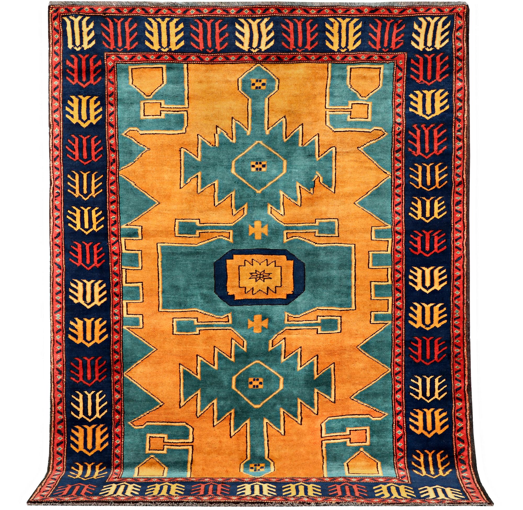 Matta, Kazak, ca. 193 x 148 cm.