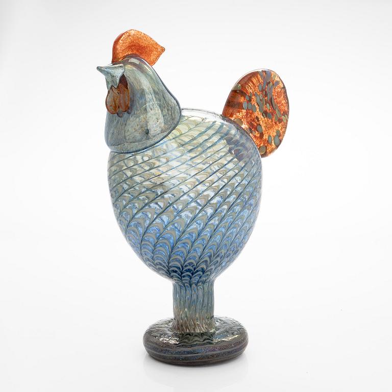 Oiva Toikka, a 'Kaiku' glass bird, signed O. Toikka, Nuutajärvi.