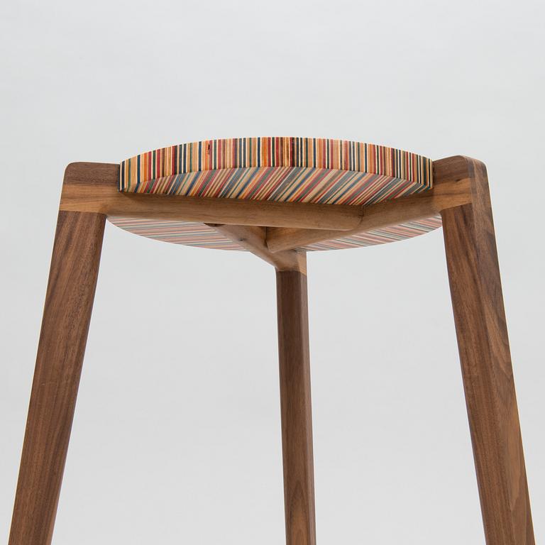 ALEKSI PUUSTINEN, Stool, signed and numbered.