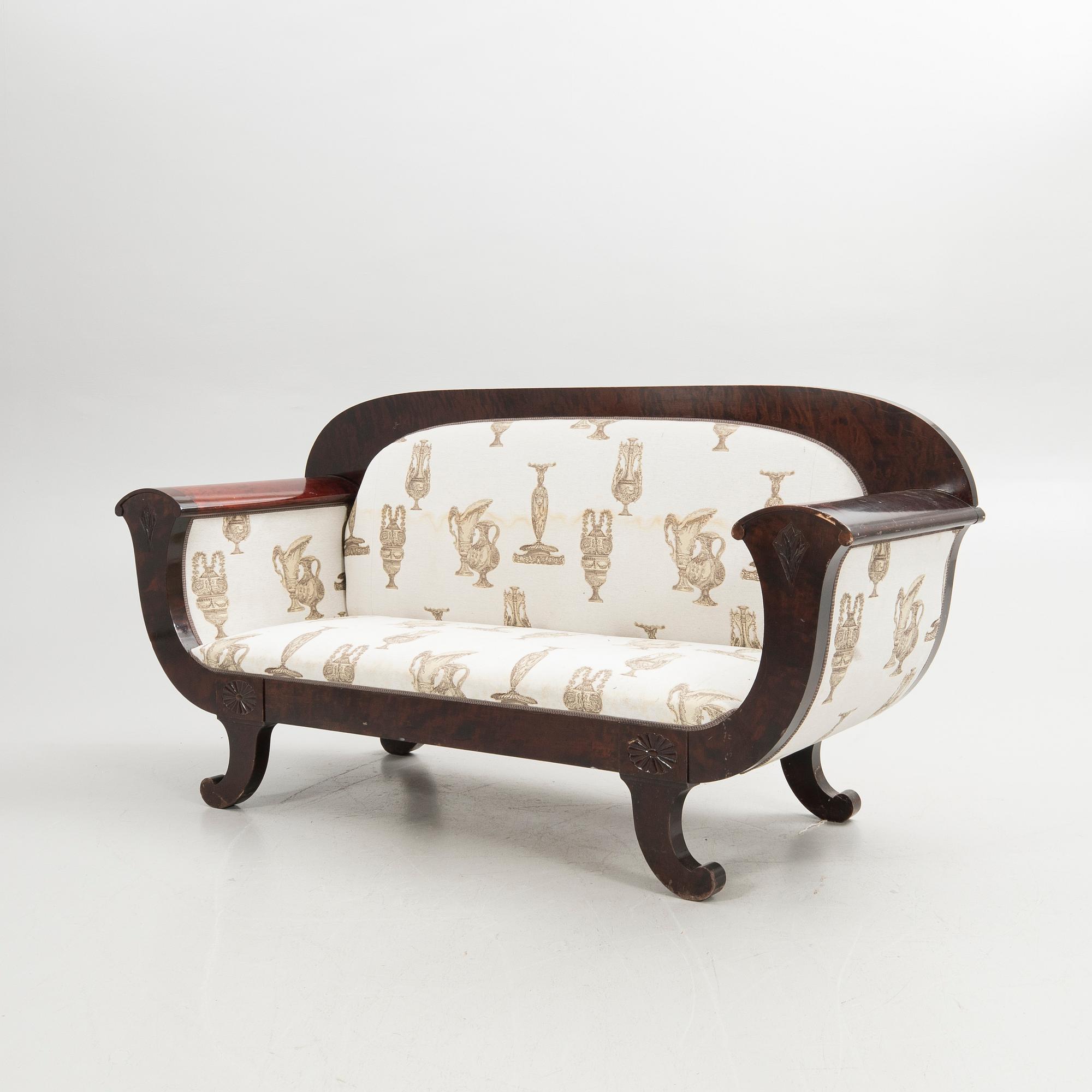 Sofa, Empire style, early 20th century.