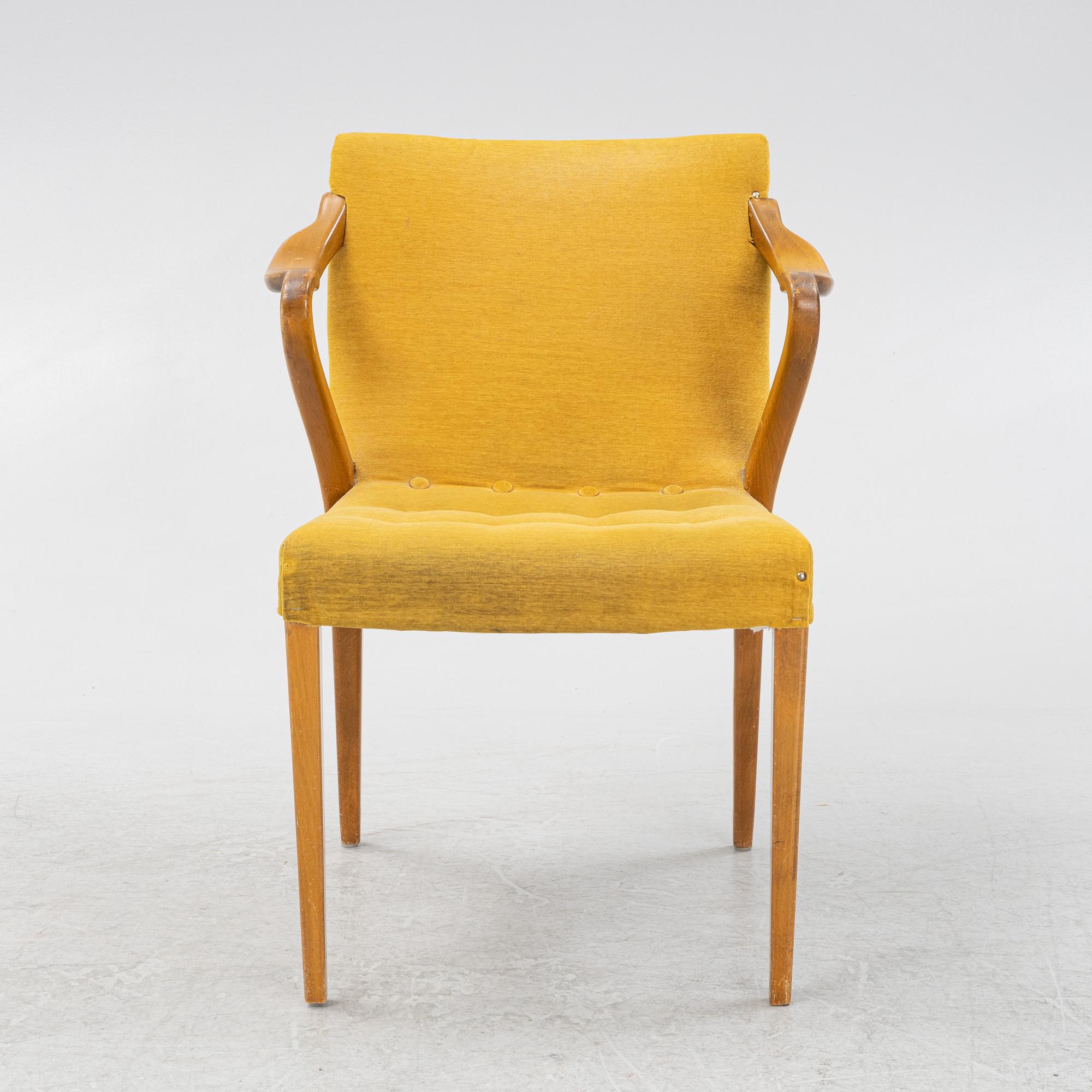 Axel Larsson, armchair, Svenska Möbelfabrikerna, Bodafors, 1940's.
