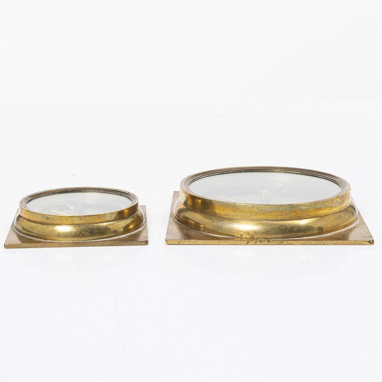 Compasses, 2 pcs, by Frans J Berg Stockholm, 18th/19th century.