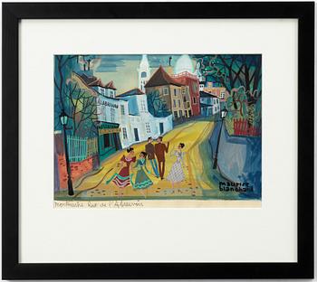 Maurice Blanchard, "Montmartre Rue de l'Avrevoir".