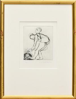 PÄR GUNNAR THELANDER, etsningar, 3 st, sign och numr, upplaga 26 ex.