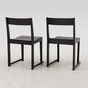 A set of six 'Orkesterstolen' chairs by Sven Markelius.