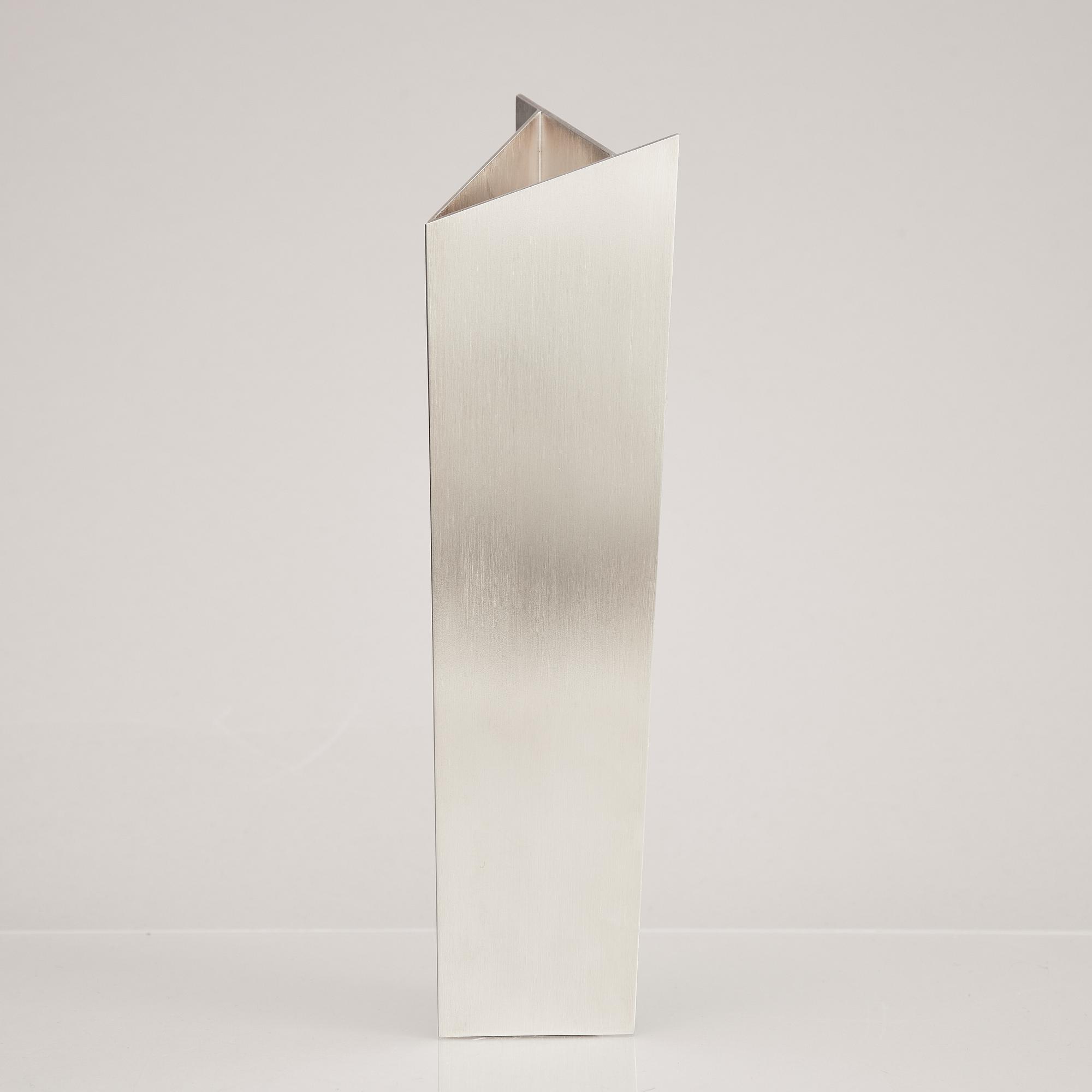 A sterling silver vase, mark of Rolf Lindståhl, Stockholm 2009.