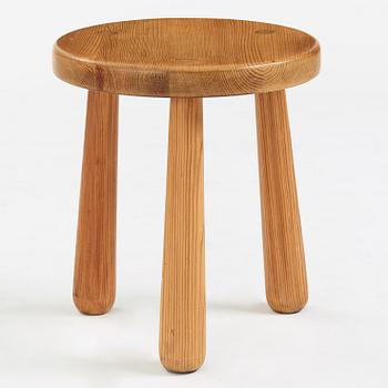 Axel Einar Hjorth, a pine stool "Utö", Nordiska Kompaniet, 1930's.