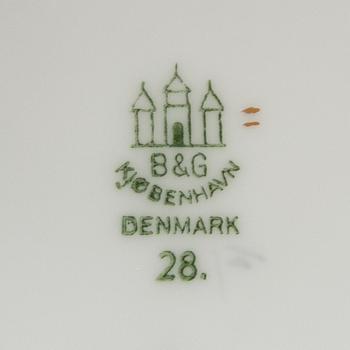 SERVIS 72 dlr Blå Måsen Bing & Gröndahl Danmark 1900-talets senare del porslin.