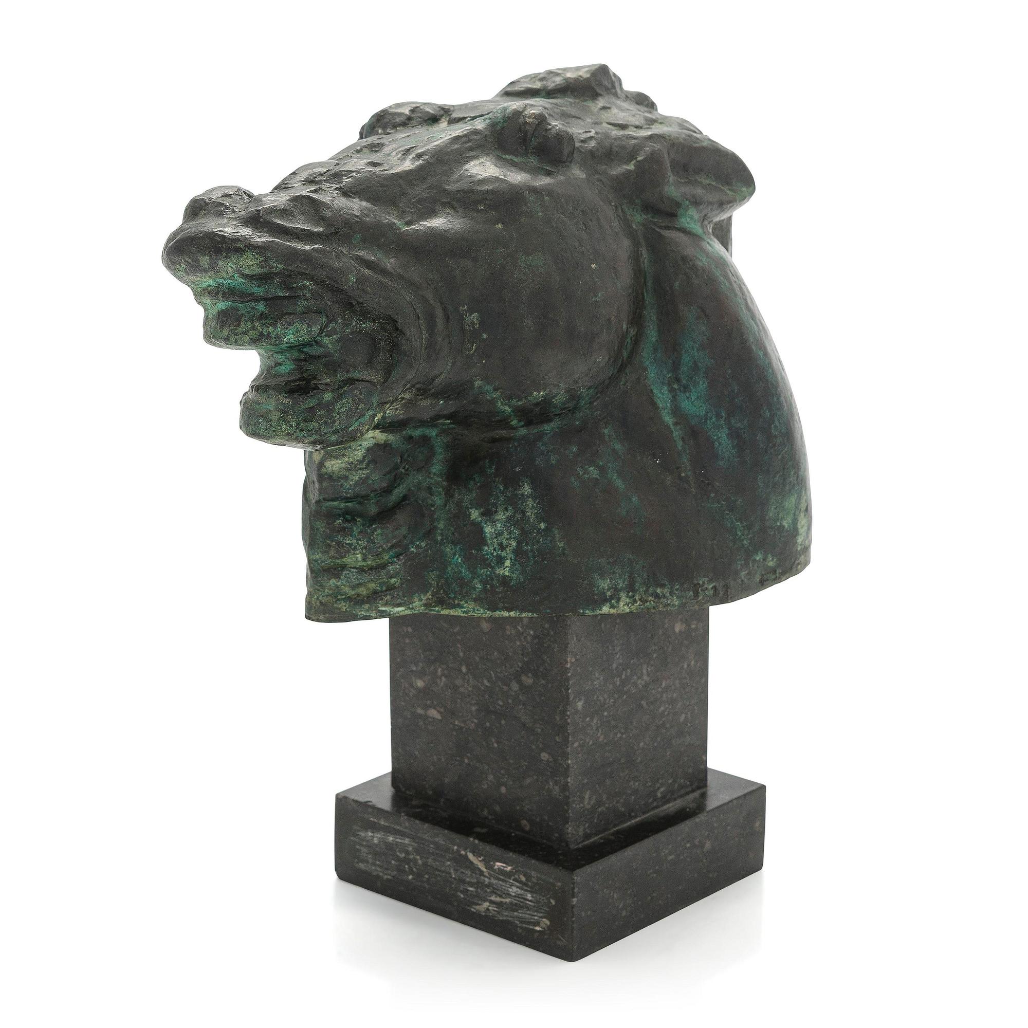 Carl Milles, Hevosen pää.