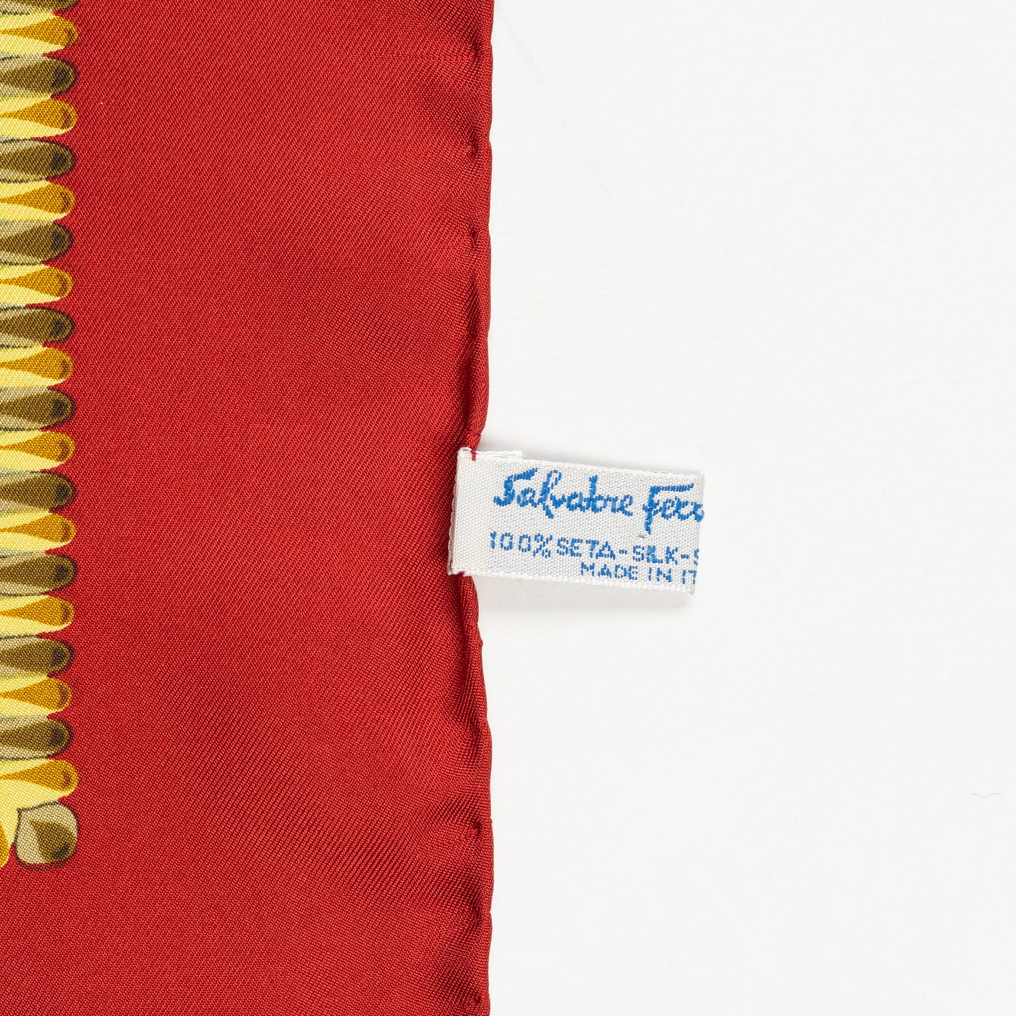 Salvatore Ferragamo, scarf.