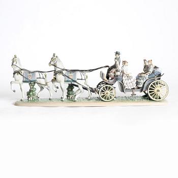 Francisco Catalá, figurine, "Outing in Seville", Lladró, Spain.
