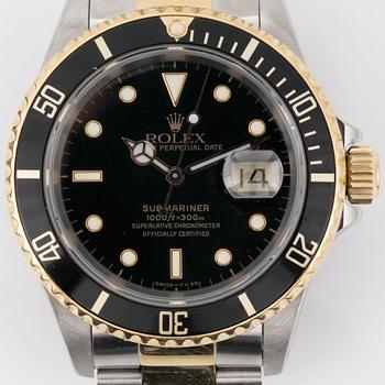 ARMBANDSUR, Rolex Oyster Perpetual Date, Submariner, Superlative Chronometer.