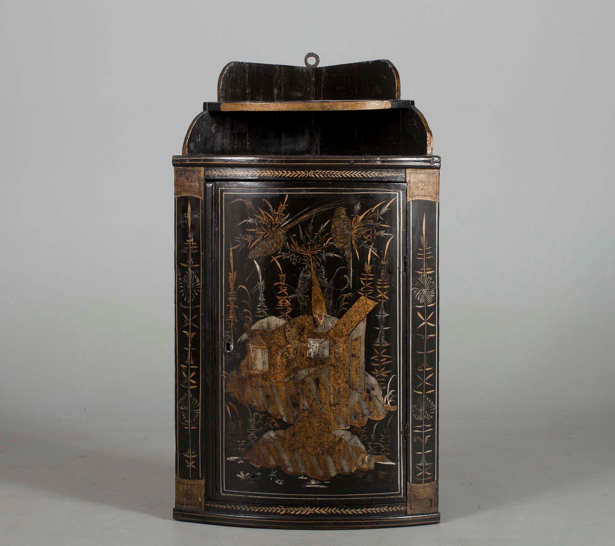 HÖRNSKÅP, rokoko, 1700-tal.