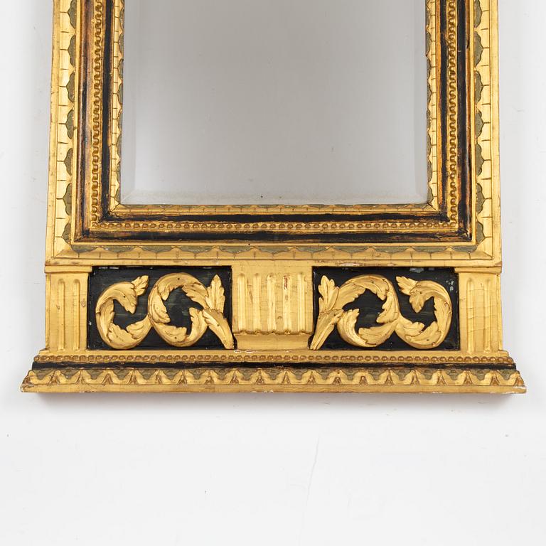 A Swedish Gustavian Mirror, late 18th Century.