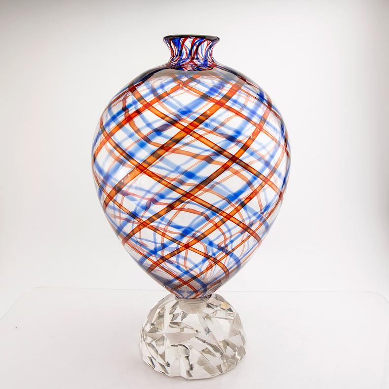 Alessandro Mendini, vas, glas, signerad och numrerad 12-50, Venini.