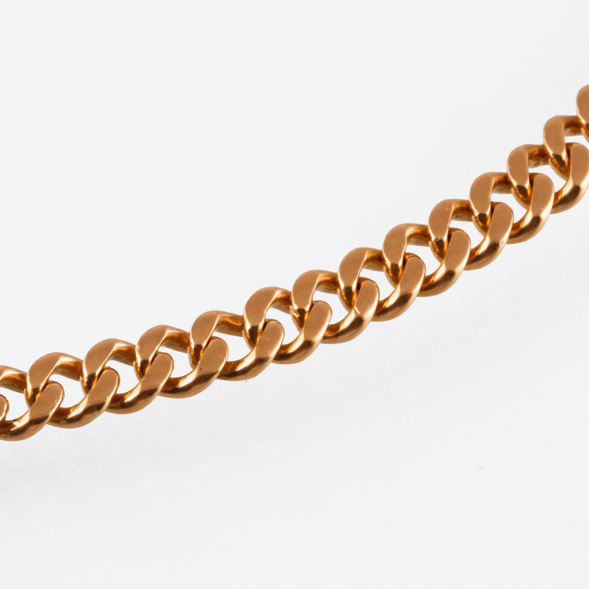 HALSLÄNK, 18K guld, Simons Guld, Jönköping. Vikt 46,0 gram.