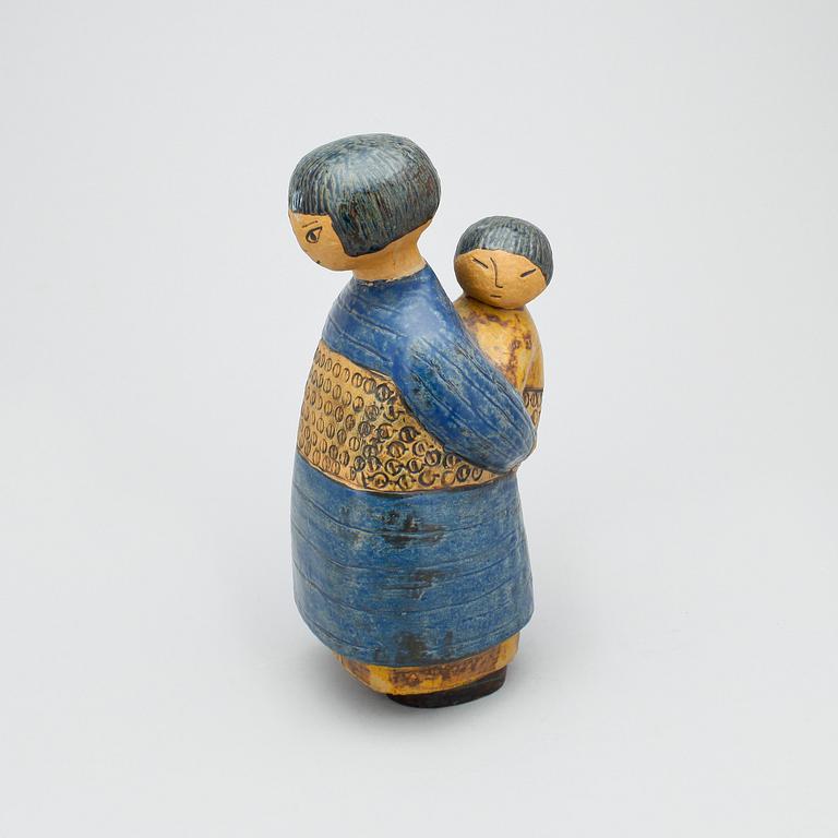 FIGURINER, 2 st, stengods, Lisa Larson, stämpelsignerad resp signerad.