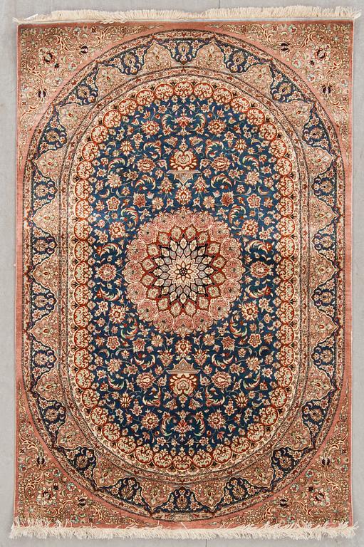 MATTA, old, Ghom, silke, signerad, ca 150 x 99 cm.